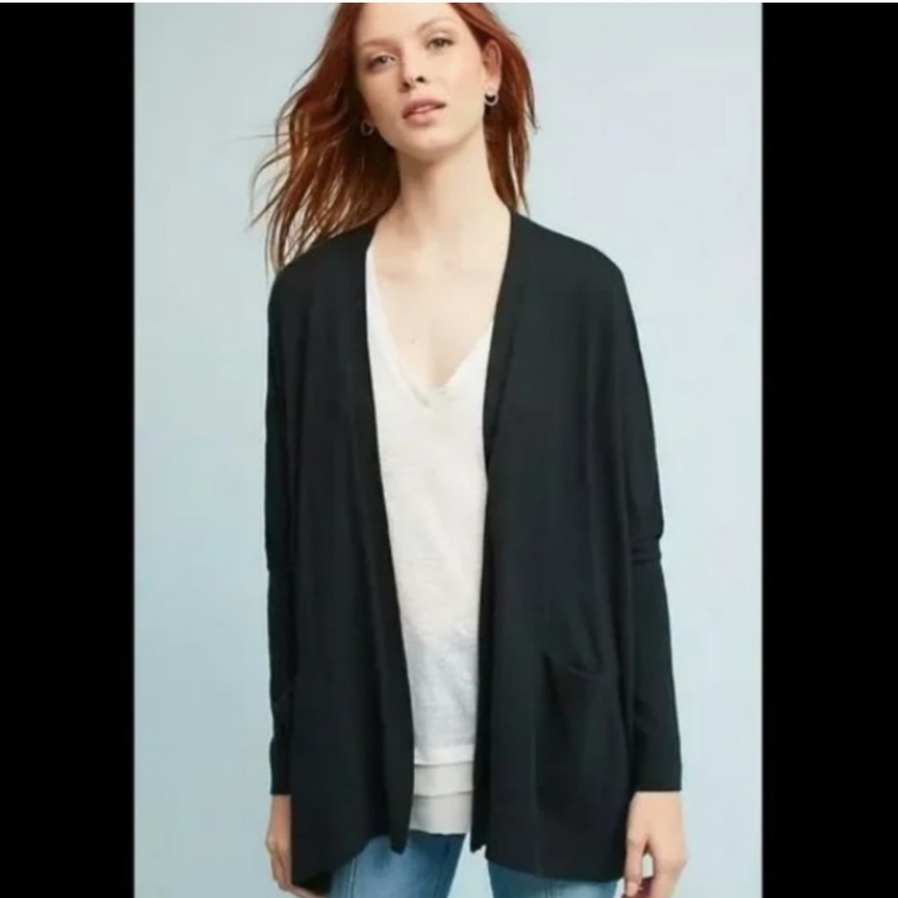 Anthropologie MOTH black cardigan size xs/s